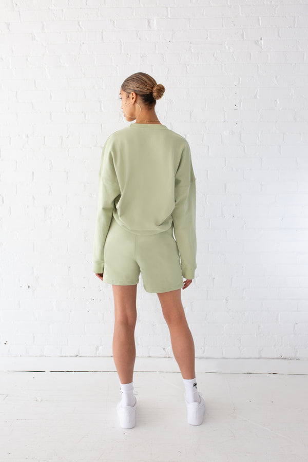 CORE SWEAT-SHORTS / MATCHA