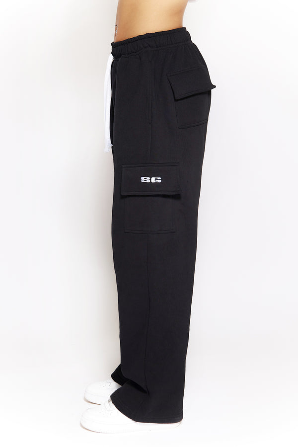 LOGO CARGO SWEATPANTS